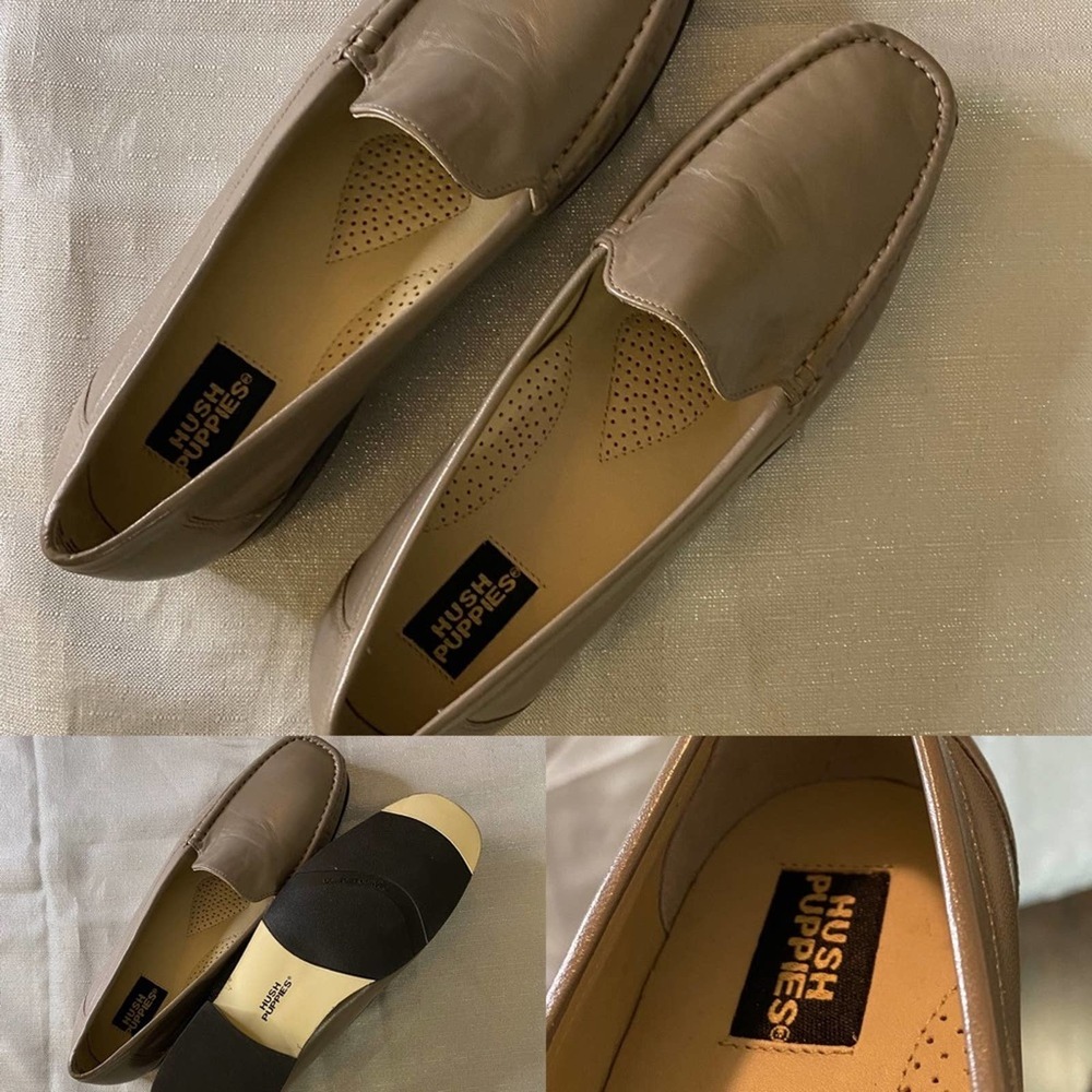 Hush puppies gray shoe/loafers size 9
